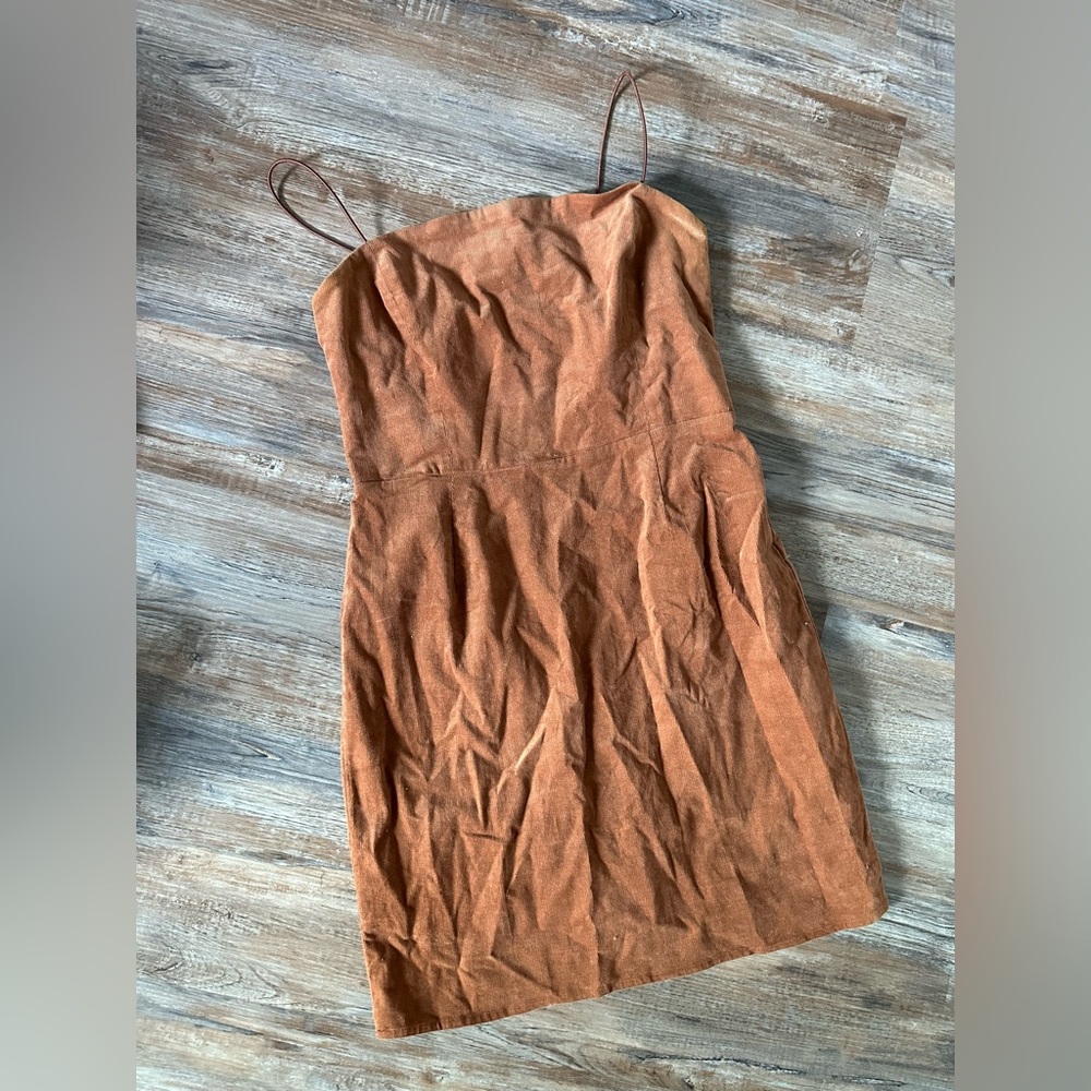Corduroy Mini Dress
